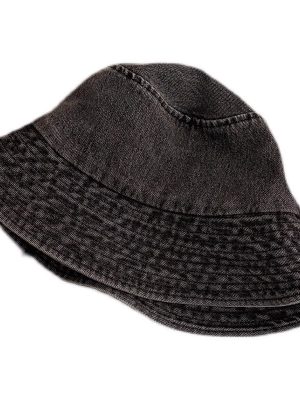 Simple Denim Bucket Hat for Sun Protection