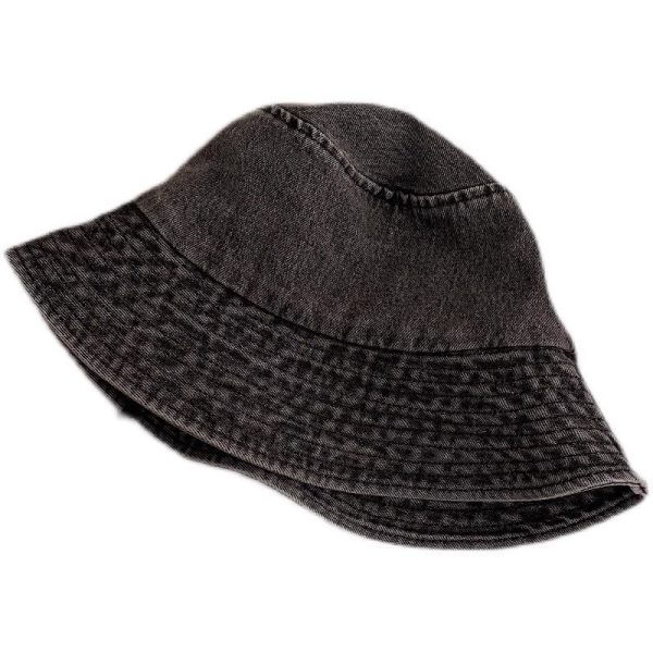 Simple Denim Bucket Hat for Sun Protection